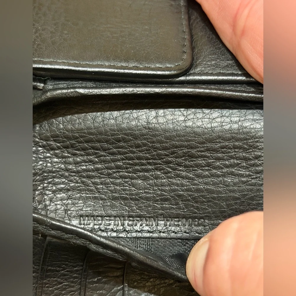 Christian Dior Black Leather Men’s Bifold Wallet